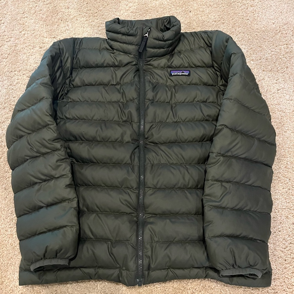 Patagonia Boys Kids Down Sweater Jacket Medium/10
